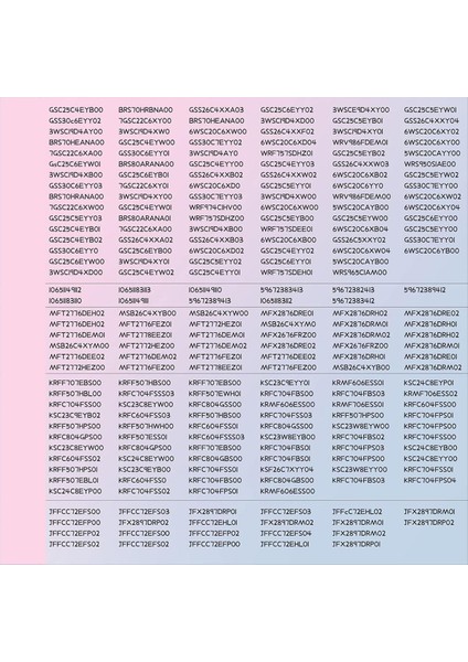 W11683243 Buzdolabı LED Işık Modülü Montajı Değiştirilir (Yurt Dışından) modelleri