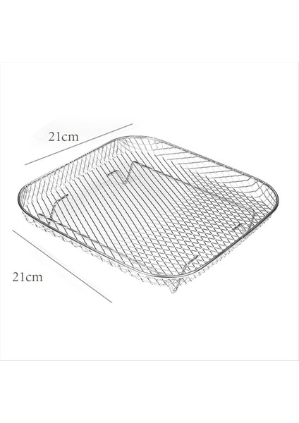 Hava Fritöz Rafları, Kare Üç Katmanlı Istiflenebilir Paslanmaz Çelik Raf (Yurt Dışından) fiyatları