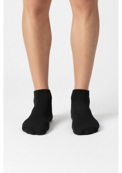 Coolmax Siyah Yarım Havlu Dikişsiz Unisex Patik Spor Çorabı modelleri