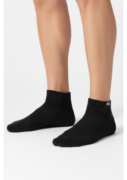 Coolmax Siyah Yarım Havlu Dikişsiz Unisex Patik Spor Çorabı fırsatları