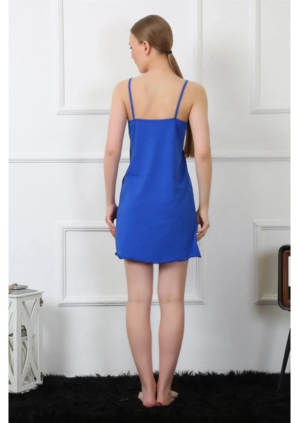 Kadın Ip Askılı Saks Penye Gecelik fırsatları