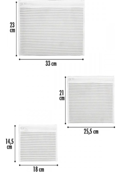 6'lı Set Bavul Organizer Valiz Düzenleyici Seyahat Seti Gri Çizgili indirimleri