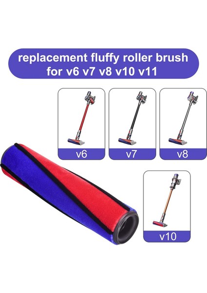 Dyson V6 V7 V8 V10 V11 Için Yedek Fırça Rulosu, Dyson Yumuşak Rulolar Için Yumuşak Rulo Başlığı Zemin Ucu 966488-01 (Yurt Dışından) modelleri