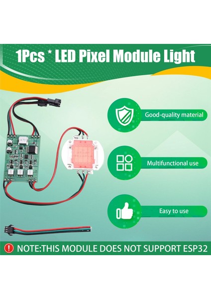 1x Adreslenebilir WS2811 30W LED Piksel Modül Işığı DC12V Rgb Programı Yüksek Güçlü LED (Yurt Dışından) fırsatları