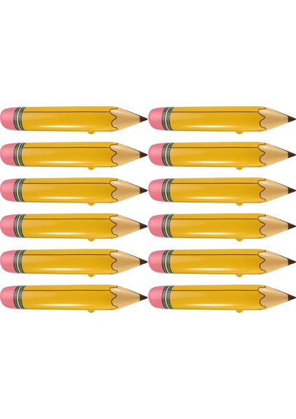 12 Adet 27 Inç Dev Büyük Şişme Kalem Doğum Günü Partisi Hediyeleri Kalem Asma Sınıf Dekorasyonu (Yurt Dışından) modelleri