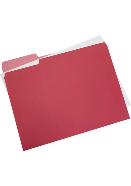 Manila Renkli Beş Renkli Tek Sayfalık Klasör Kağıt Saklama Klasörü Tek Parça Klasör Ofis Veri Sınıflandırması (Yurt Dışından) fırsatları