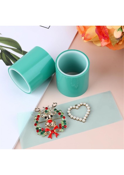 Sanat Nehri Masası Dıy El Sanatları Kolye Yapımı Için 3 Parçalı Reçine Bant, Dikişsiz Yapışkan Kağıt Bant, 2 Inç Genişliğinde Uv Reçine Bant (Yurt Dışından) indirimleri