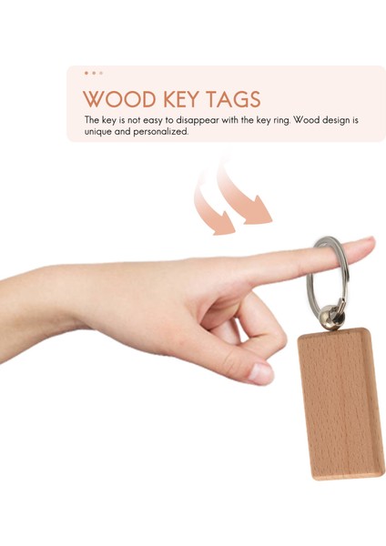 30 Adet Boş Dikdörtgen Ahşap Anahtarlık Kendin Yap Ahşap Anahtarlıklar Anahtar Etiketleri Üzerine Kazınabilir Kendin Yap Hediyeleri (Yurt Dışından) indirimleri