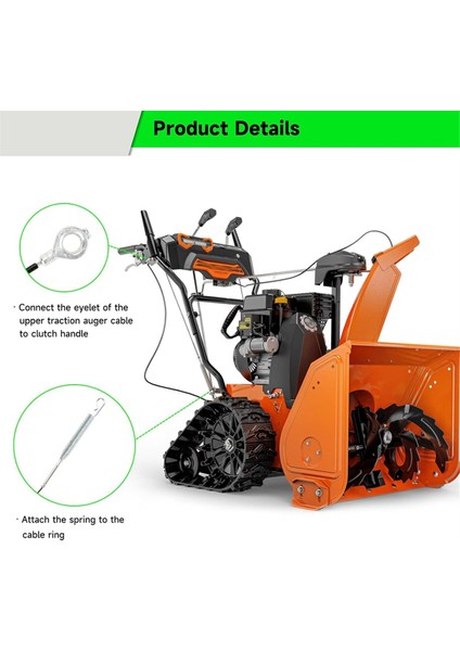 Auger Kontrol Kablosu 06900438 06900439 Ariens Compact Classi Için (Yurt Dışından) fırsatları
