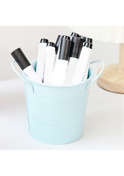 Kalemlik, Saplı Küçük Metal Kovalar Yuvarlak Kalemlik Çocuklar, Sınıf, El Sanatları ve Parti Hediyeleri Için Pembe (Yurt Dışından) fırsatları