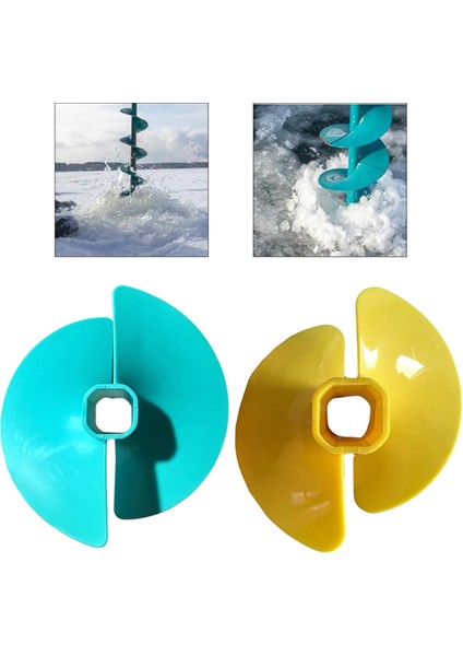 Buz Matkabı Ucu Fan Kanatlı Naylon Matkap Adaptörlü Şamandıralı Buz Matkabı Ucu Fan Kanatlı Elektrikli Aletler Matkap Uçları 6 Inç Mavi (Yurt Dışından) fiyatları