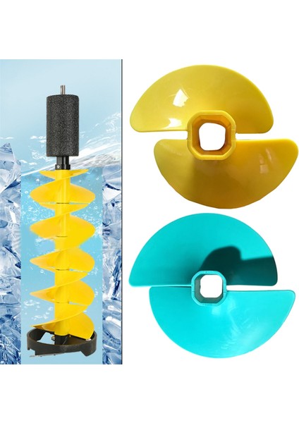 Buz Matkabı Ucu Fan Kanatlı Naylon Matkap Adaptörlü Şamandıralı Buz Matkabı Ucu Fan Kanatlı Elektrikli Aletler Matkap Uçları 6 Inç Mavi (Yurt Dışından) fırsatları