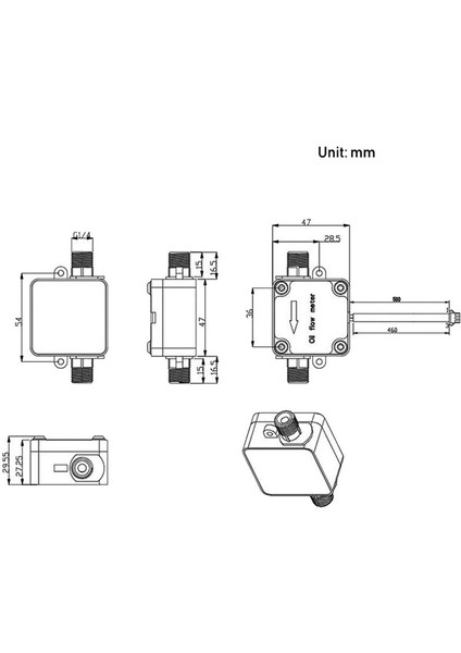 OF07ZAT 2 Dakika Oval Dişli Debimetre Sensörü Sensör Dişli Yağ Debimetresi (Yurt Dışından) fırsatları