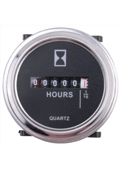 Saat Ölçer 6 Ila 80 Volt Dc - Yuvarlak Gümüş Kaplama Halka (Yurt Dışından) modelleri