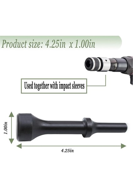 Pnömatik Çekiç 4 Inç Düzleştirici Hava Çekiç Uçları, 2 Adet (Yurt Dışından) fiyatları