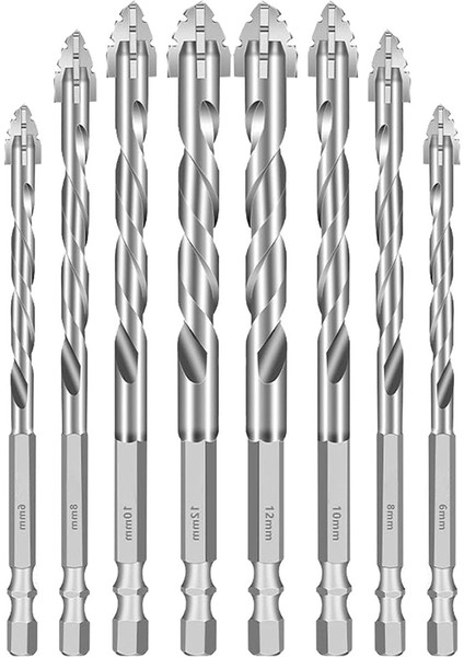 Parça Matkap Ucu, Çok Işlevli Aşınmaya Dayanıklı Duvar Matkabı Ucu (Yurt Dışından)
