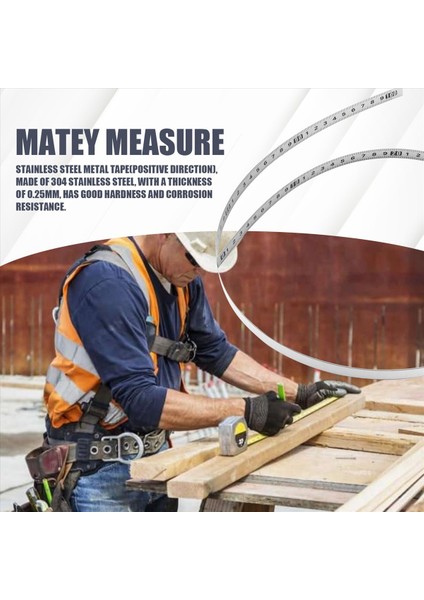 Paslanmaz Çelik Yapıştırıcı Ölçeği Hassas Ağaç Işleme Kılavuzu, C-100CM (Yurt Dışından) indirimleri