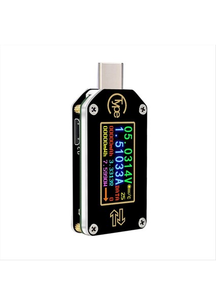 TC66C Tip-C Pd Tetikli USB Voltmetre Ampermetre (Yurt Dışından)