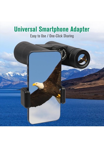 Kuş Gözlemciliği Için Telefon Adaptörlü 12X42 Yüksek Güçlü Dürbün (Yurt Dışından) indirimleri
