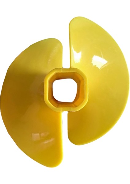 Buz Matkabı Ucu Fan Kanatlı Naylon Matkap Adaptörlü Şamandıralı Buz Matkabı Ucu Fan Kanatları Elektrikli Aletler Matkap Uçları 6 Inç Sarı (Yurt Dışından)