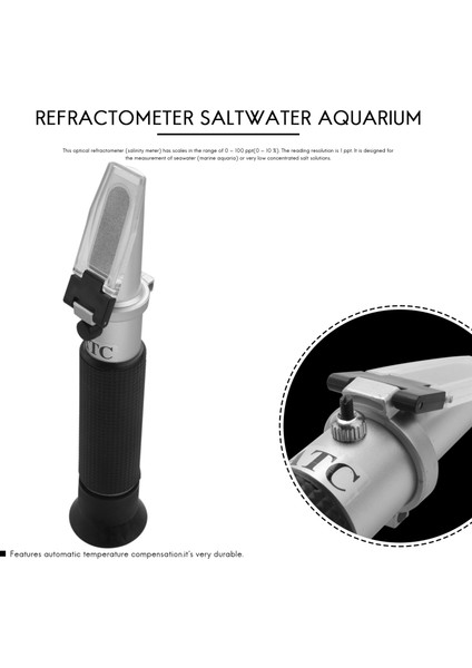 Otomatik Sıcaklık Telafisi Özellikli Tuzluluk Refraktometresi (Yurt Dışından) fırsatları