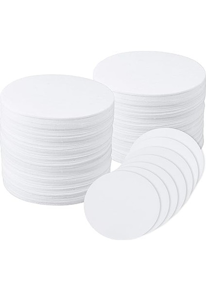 170 Adet Mikrodalga Fırın Kağıdı Yuvarlak Seramik Elyaf 4,7 Inç Yüksek Sıcaklık Seramik Fırını Dıy Cam Füzyon Fırını Için (Yurt Dışından)