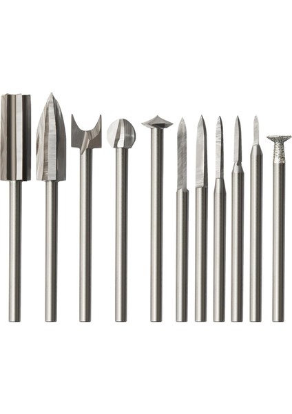 Ahşap Oyma Matkap Uçları Seti 11 Parça Gravür Matkap Aksesuarları (Yurt Dışından)