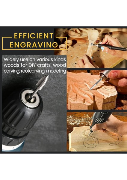 Ahşap Oyma Matkap Uçları Seti 11 Parça Gravür Matkap Aksesuarları (Yurt Dışından) fiyatları