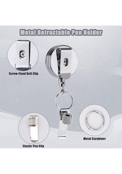 Hemşireler, Öğretmenler, Garsonlar Için 2 Adet Geri Çekilebilir Kalemlik, Rozet Makarası, Kalem Klipsi, Kemer Klipsi ve Anahtarlık (Yurt Dışından) indirimleri