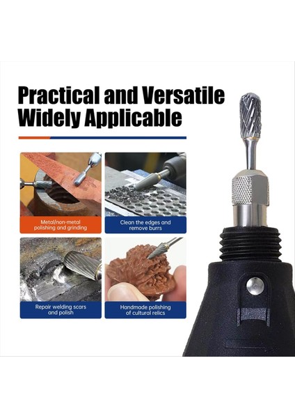 1/8 Inç Döner Alet Uçlarıyla Uyumlu 10 Adet Karbür Freze Ucu Seti (Yurt Dışından) fiyatları