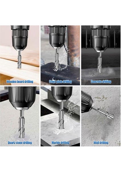 Yeni Dört Kanallı Testere Dişli Eksantrik Matkap Ucu Boyutu 5/6/8/10/12 Mm, A (Yurt Dışından) indirimleri