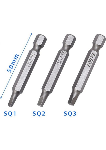 18 Parça Kare Altıgen Anahtar Matkap Ucu Seti Tornavida Ucu Seti, 1,97 Inç (Yurt Dışından) fırsatları
