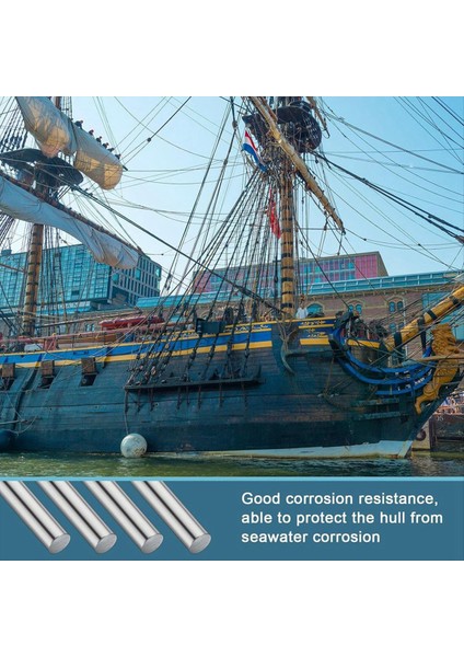 12 Adet Çinko Çubuk Çinko Metal Anot Iyi Iletkenlik Pürüzsüz Yüzey (Yurt Dışından) indirimleri