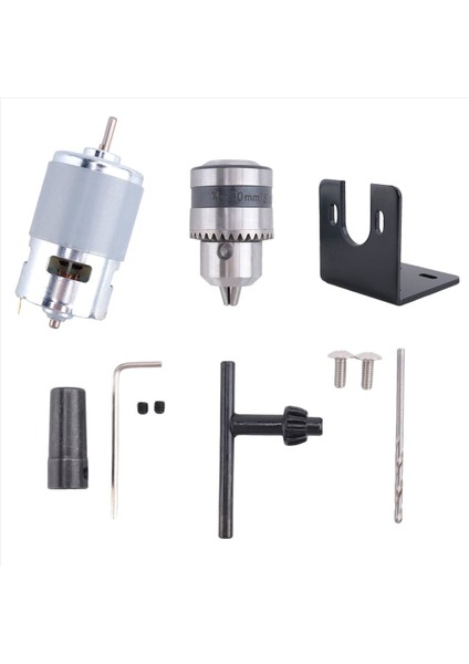 775 Motor 10000 Rpm Dc 12V Torna Tezgahı 775 Motor Mini El Matkabı Aynalı (Yurt Dışından)