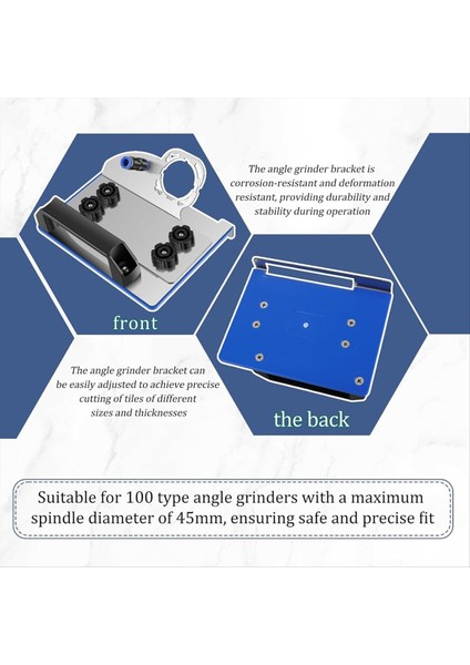 Fayans 45° Pah Kesimi Için Açı Taşlama Standı, 2 Testere Bıçağı ve Boru (Yurt Dışından) fiyatları