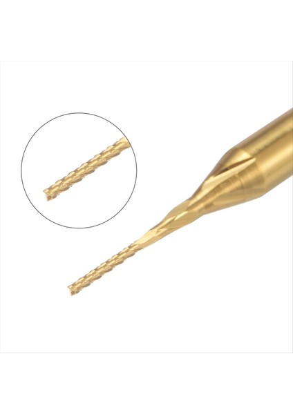 Pcb Makinesi Için 10 Adet Titanyum Kaplama Karbür, 1/8 Inç Şaft 0,6 mm (Yurt Dışından) indirimleri