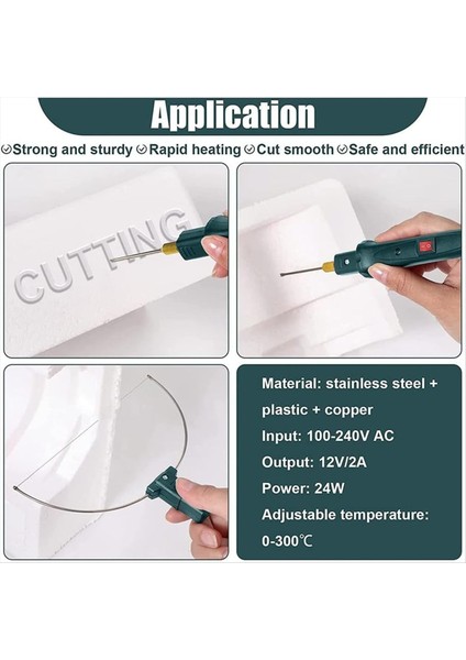 Sıcaklık Kontrollü Sıcak Tel Köpük Kesme Seti (Ingiltere) (Yurt Dışından) fırsatları