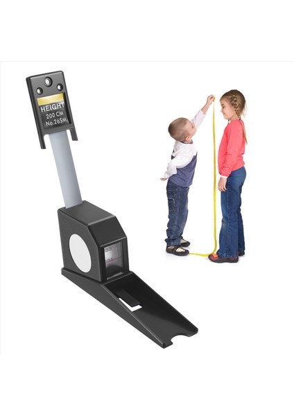 200 cm Stadiometre Siyah Duvara Monte Boy Ölçer Büyüme Cetveli (Yurt Dışından) modelleri