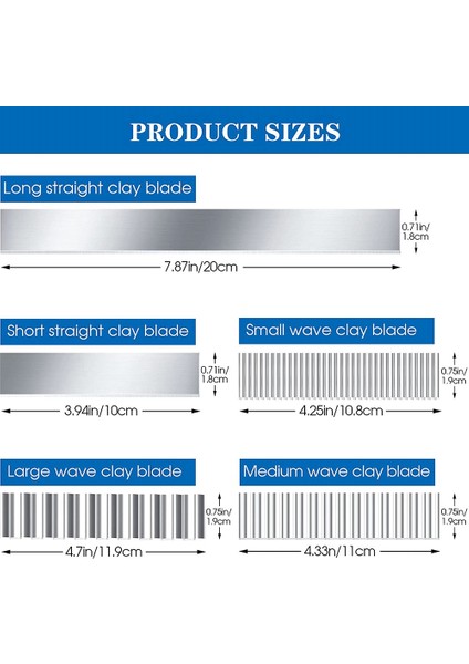 Esnek Polimer Kil Kesiciler Karbon Çelik Bıçak Kil Kesici Bıçak (Yurt Dışından) modelleri