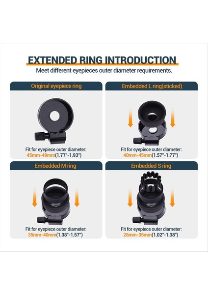 Teleskop Telefon Adaptörü, Dürbünler Için Evrensel Cep Telefonu Tutucusu (Yurt Dışından) indirimleri