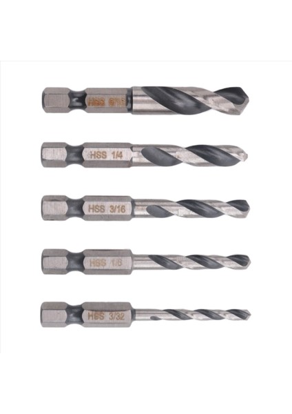 1/4 Altıgen Şaftlı Matkap Ucu Seti 5 Parça Kısa Matkap Ucu Seti (Yurt Dışından) fiyatları