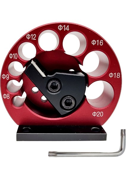 Delikli Dübel Yapıcı Takım Seti 8MM-20MM Ağaç Işleme Elektrikli Matkap Freze Dübeli Yuvarlak Çubuk Yardımcı Alet (Yurt Dışından)