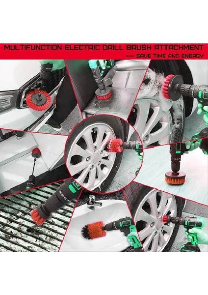 Araba Yıkama Fırçası Seti Disk Fırça Elektrikli Matkap Temizleme Alet Seti (Yurt Dışından) fırsatları