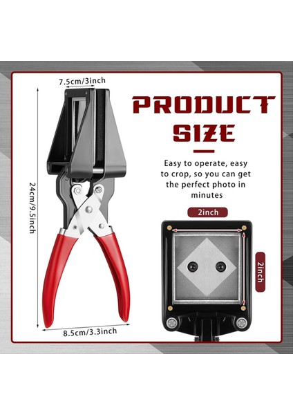 Elde Taşınabilir Pasaport Fotoğrafı Kesme Makinesi (9,06X3,54X2,56 Inç) (Yurt Dışından) modelleri