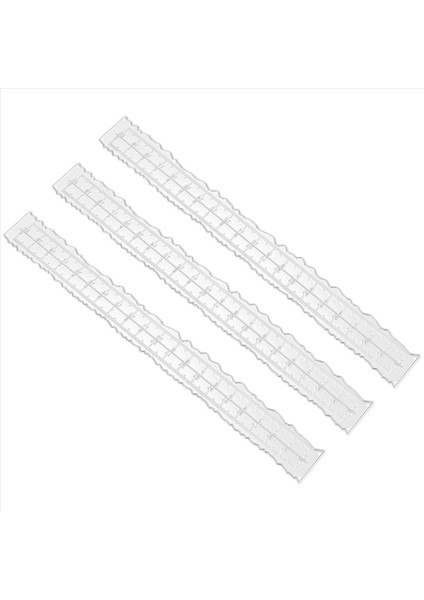 Kart Yapımı Araçları Için 3 Adet 8,4 Inç Metal Düzensiz Kenarlı Cetvel (Yurt Dışından) fiyatları