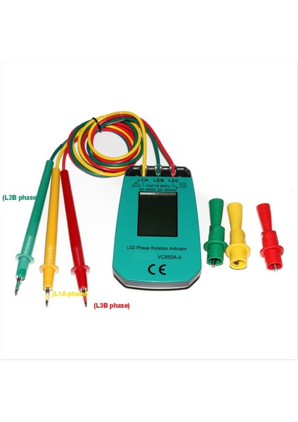 3 Fazlı Test Cihazı Dijital Faz Göstergesi Dedektörü LED Faz Sırası (Yurt Dışından) modelleri