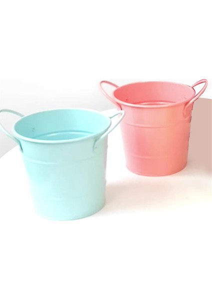 Kalemlik, Saplı Küçük Metal Kovalar Yuvarlak Kalemlik Çocuklar, Sınıf, El Sanatları ve Parti Hediyeleri Için Beyaz (Yurt Dışından) fiyatları