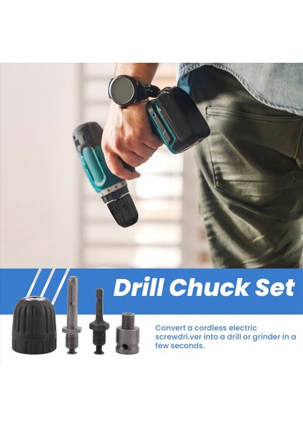 0,8-10 mm Matkap Mandren Dönüştürücü 3/8 Inç Sds-Plus Altıgen Şaftlı Soket (Yurt Dışından) indirimleri