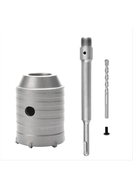 Sds Plus Darbeli Matkaplar Duvar Delme Testeresi Matkap Ucu Seti Kesici Takımlar, 55MM (Yurt Dışından)