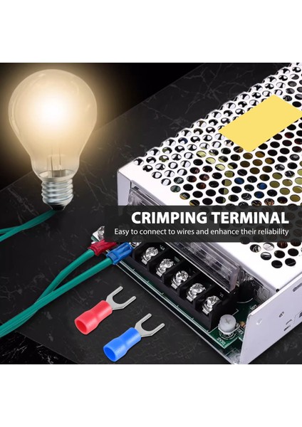 22-16 16-14 12-10 Awg Yalıtımlı Çatallı Kürek U Tipi Sıkma Terminali (Yurt Dışından) fırsatları